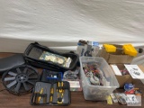 Mixed Lot of Electrical Hardware, Automobile Parts and Hand Tools