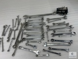 Mixed Lot of Box and Open-End Wrenches