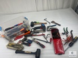 Mixed Lot of Hand Tools with Power Stapler and Soldering Iron