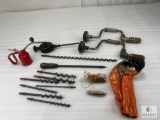 Hand Drills, Boring Bits, Oil Can