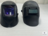 Group of Two Welding Helmets