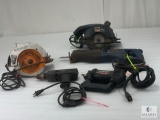 Mixed Corded Tool Lot - Circular Saws, Drill and Reciprocating Saw