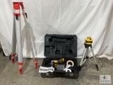 DeWalt DW071 Rotary Laser in Case with Tripod and Additional Tripod