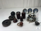 Large Lot of Casters, Wheels and Ceramic Insulators