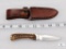 New Schrade Uncle Henry Fixed Blade Hunter with Leather Sheath