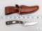 New Schrade Old Timer Sharpfinger Fixed Blade Skinner with Leather Sheath