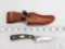 New Schrade Old Timer Sharpfinger Fixed Blade Skinner with Leather Sheath