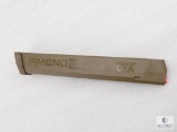 New 34 Round 9mm Pistol Magazine Fits Glock 17, 19, 26, 34 and Carbine Rifles FDE in Color