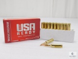 20 Rounds Winchester 6.5 Creedmoor Ammo. 140 Grain FMJ