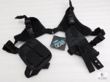 New Tactical Shoulder Holster with Double Magazine Pouch