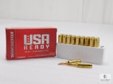 20 Rounds Winchester 6.5 Creedmoor Ammo. 140 Grain FMJ