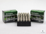 40 Rounds Remington .45 ACP Ammo. 185 Grain Hollow Point Self Defense