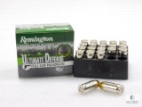 20 Rounds Remington .45 ACP Ammo. 185 Grain Hollow Point Self Defense