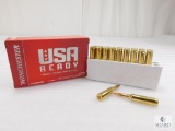 20 Rounds Winchester 6.5 Creedmoor Ammo. 140 Grain FMJ