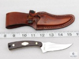 New Schrade Old Timer Sharpfinger Fixed Blade Skinner with Leather Sheath