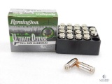 20 Rounds Remington .40 S&W Ammo. 165 Grain Hollow Point Self Defense