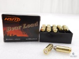 20 Rounds HSM Bear Load 10mm Ammo. 200 Grain RNFP