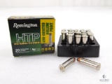 20 Rounds Remington .38 Special +P Ammo. 110 Grain Hollow Point
