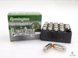 20 Rounds Remington .40 S&W Ammo. 165 Grain Hollow Point Self Defense
