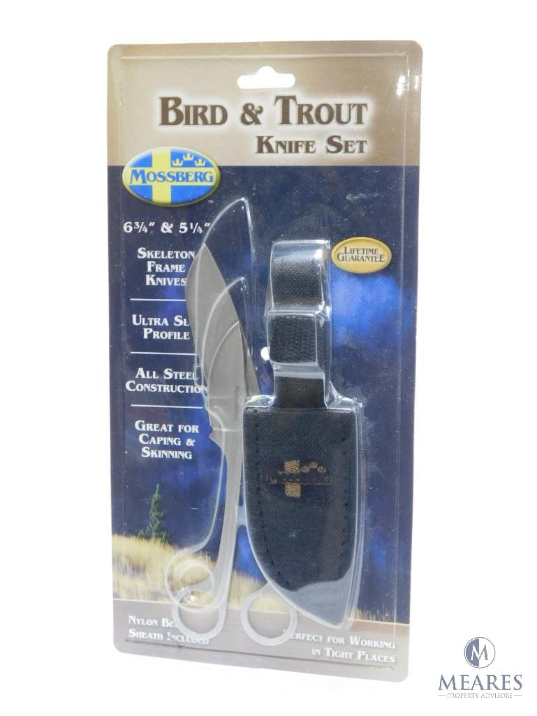Mossberg Bird &Trout Knife Set 6 3/4" & 5 1/4"' Proxibid