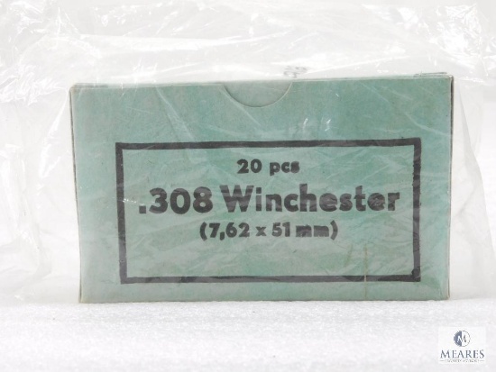 20 Rounds .308 Winchester 7.62x51mm