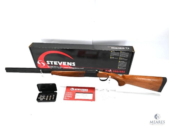 (6162) NEW Stevens Model 555 O/U .28 Ga. Shotgun