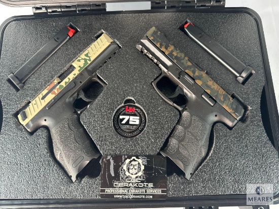 (5856 & 5857) Set of Two HK VP9 Special Edition Semi-Auto Pistols