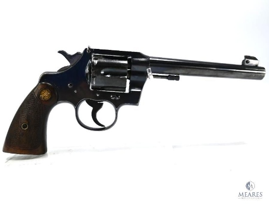 (5989) Colt Officer's Model Target, Third Edition, .38 Special Revolver