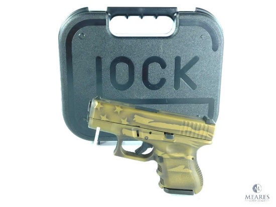 (6114) NEW Glock 26 Gen 3 Subcompact 9mm Pistol w/ Coyote Battle Worn Flag