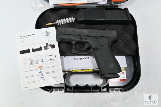 (6125) NEW Glock Model 43X Gen 5 MOS Semi-Auto 9mm Pistol