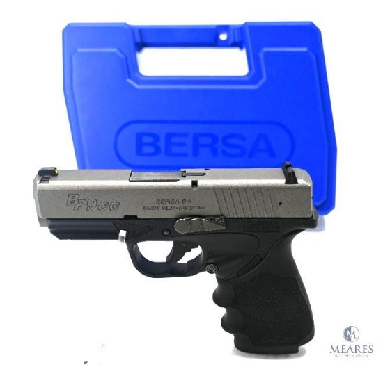 (6449) Bersa BP9cc Semi-Auto 9mm Pistol