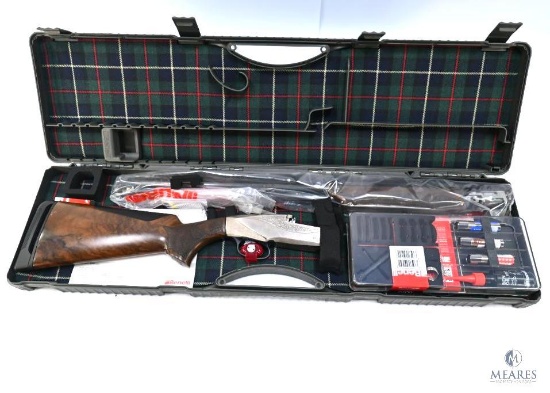 (6339) Benelli Model 828U Silver 20 Ga. O/U Shotgun