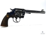 (5989) Colt Officer's Model Target, Third Edition, .38 Special Revolver