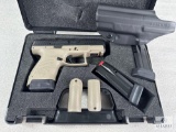 (4683) CZ P-10 S Semi-Auto 9mm Pistol FDE