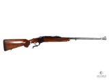 (5896) Ruger No. 1 Lever Actuated Falling Block Rifle Chambered in .338 Win. Mag.
