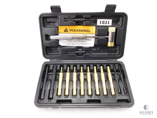 New Wheeler Gunsmith Punch and Hammer Set in Hard Case