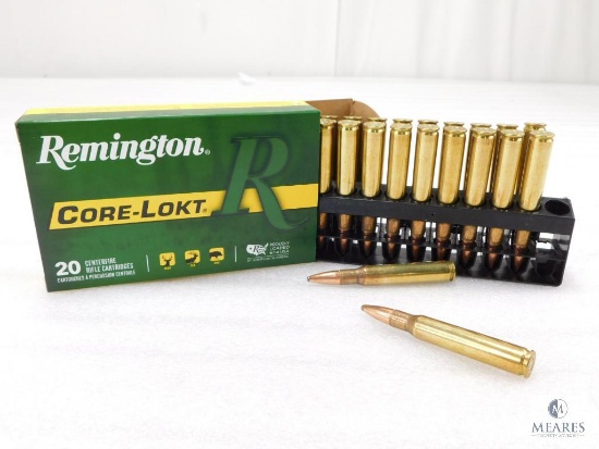 20 Rounds Remington 30-06 Ammo. 150 Grain Soft Point