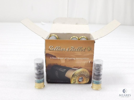 25 Rounds Sellier & Bellot .12 Gauge Buckshot. 2 3/4" 00 Buck