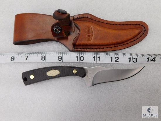 New Schrade Old Timer Sharpfinger Fixed Blade Skinner with Leather Sheath