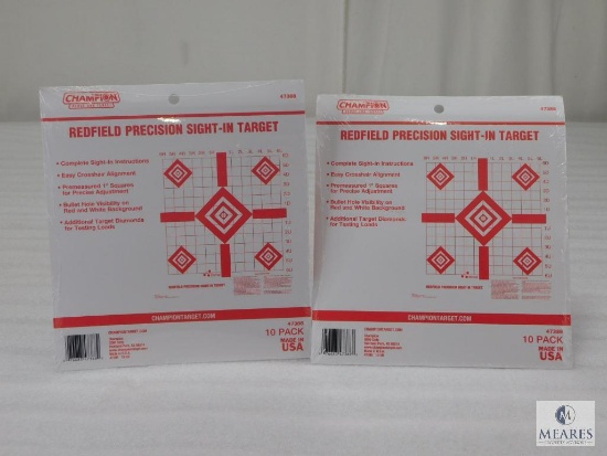 20 Count Champion Redfield Sight in Rifle Targets 16"x16"