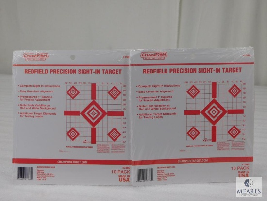 20 Count Champion Redfield Sight in Rifle Targets 16"x16"