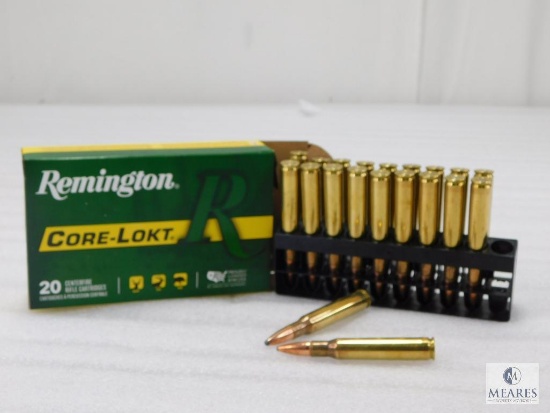 20 Rounds Remington 30-06 Ammo. 150 Grain Soft Point
