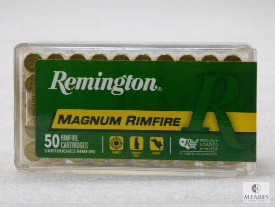 50 Rounds Remington .22 Magnum Ammo. 40 Grain Hollow Point