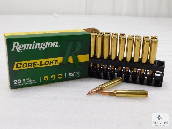 20 Rounds Remington 30-06 Ammo. 150 Grain Soft Point
