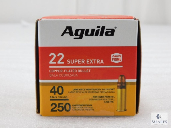 250 Rounds Aguila .22 Long Rifle Ammo. 40 Grain CPSP