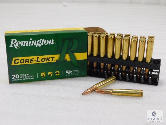 20 Rounds Remington 30-06 Ammo. 150 Grain Soft Point