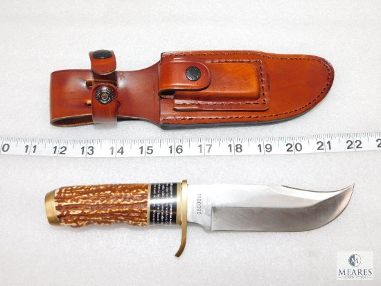 New Schrade Uncle Henry Fixed Blade with Leather Sheath