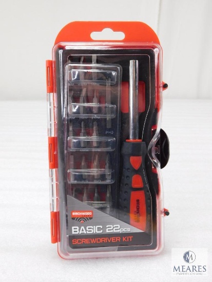 New Birchwood Casey 22 Piece Gunsmith Screwdriver and Bit Set in Hard Case