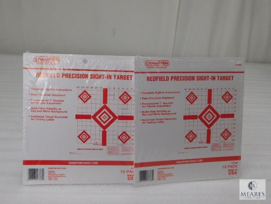 20 Count Champion Redfield Sight in Rifle Targets 16"x16"