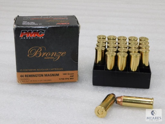 25 Rounds PMC .44 Magnum Ammo. 180 Grain Hollow Point